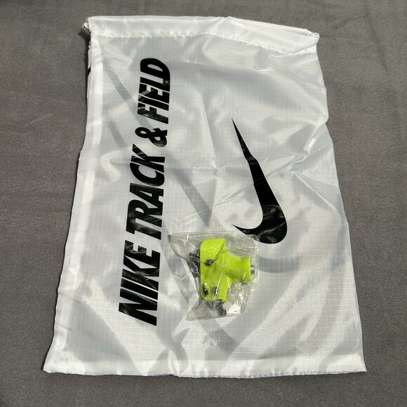 Nike Zoom Mamba 5 Track Racing Running Spikes Size 12.5 Mens White NIB - Picture 7 of 8